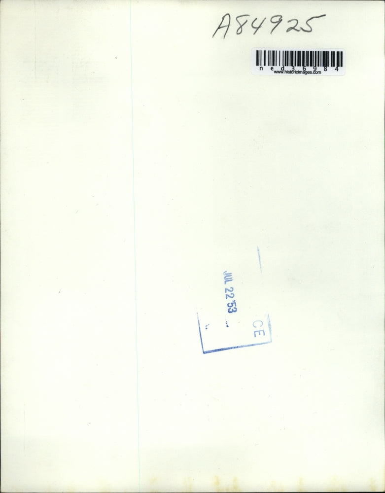 1953 Press Photo Joan Gail Bradshow, Miss Texas, in Miss Universe contest