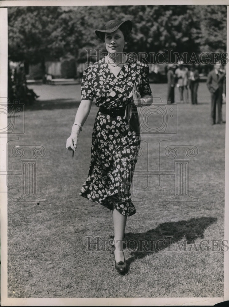 1936 Press Photo Mrs Eugene Lamb Richards, 3rd