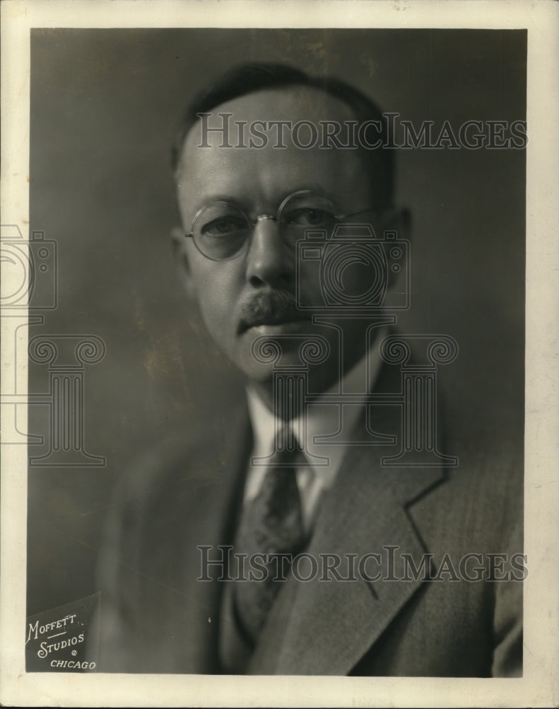 1930 Press Photo B.M Squires photographed in Chicago, IL 1930