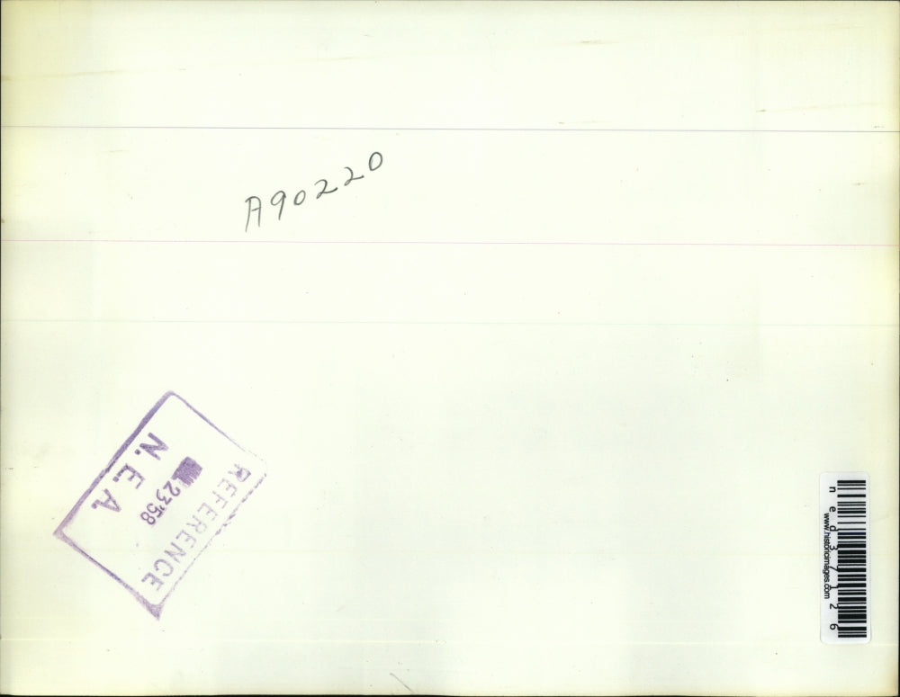 1958 Press Photo Mrs. J.A. Shupe holds a photo of her son Major Bennie A. Shupe