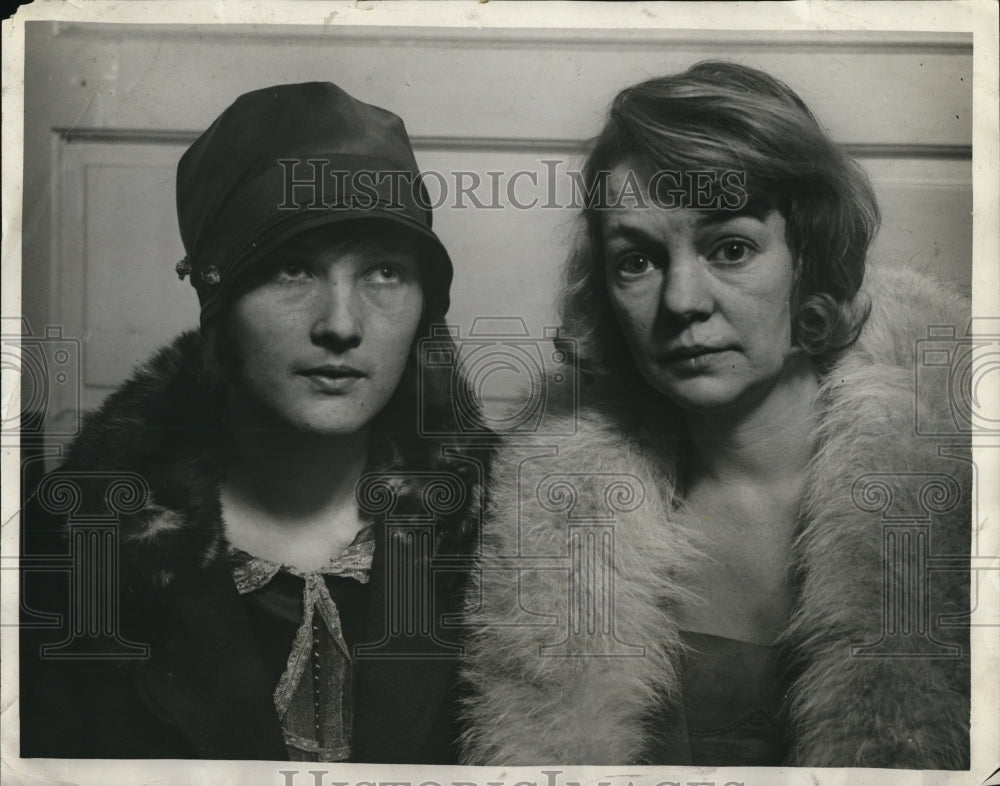 1930 Press Photo Mrs. Mabel Glab, widow of slain John Glab, in L.A.