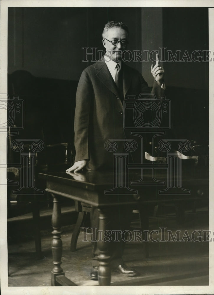 1930 Press Photo Trial Martin J Healy Tammany Leader Bribe Judicial New York