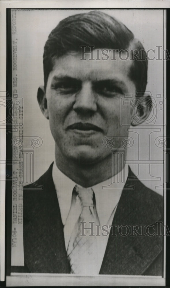 1939 Press Photo Daniel Roosevelt President's Nephew Killed In Airplane Crash
