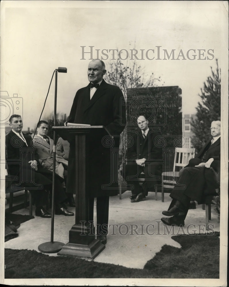 Load image into Gallery viewer, 1941 Press Photo Col. D. M. Goodrich Commemorating the 100th Birth of His Father
