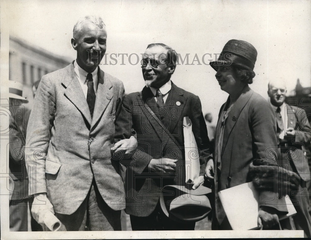 1932 Press Photo Physiologist open world-wide Parley in Boston