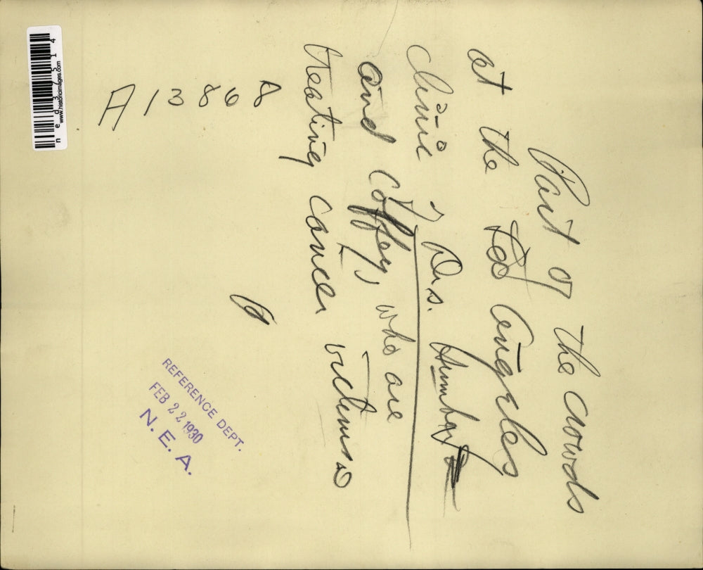 1930 Press Photo Cancer Healing