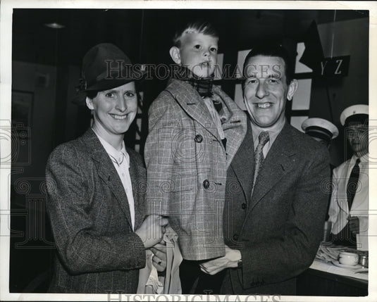 1941 Press Photo Arrival of the Clipper in New York