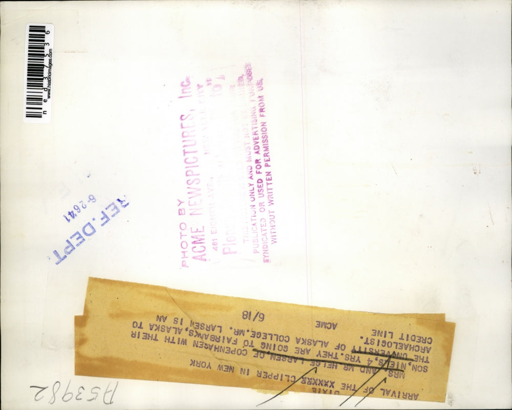 1941 Press Photo Arrival of the Clipper in New York