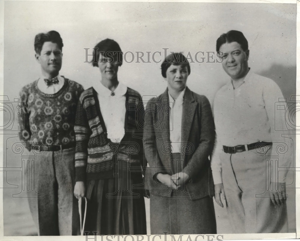 1930 Press Photo Mr and Mrs La Follete - ned37547