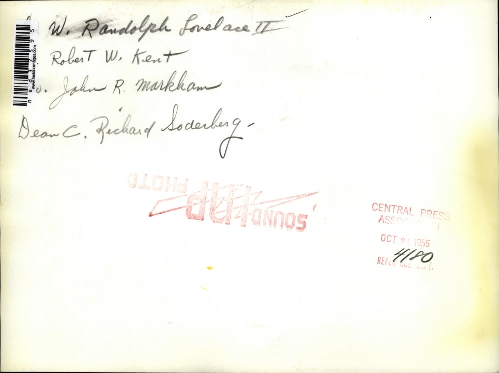 1955 Press Photo Secretary Donald A Quarles with Civilian Service aawardees