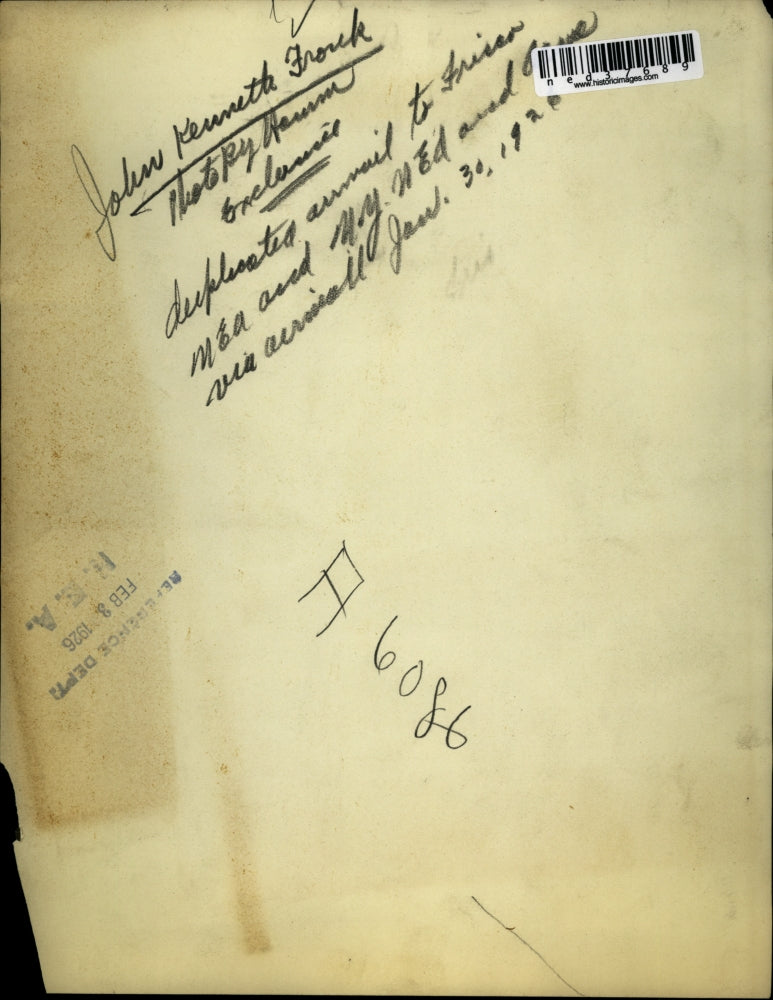 1926 Press Photo John Kenneth Frouk