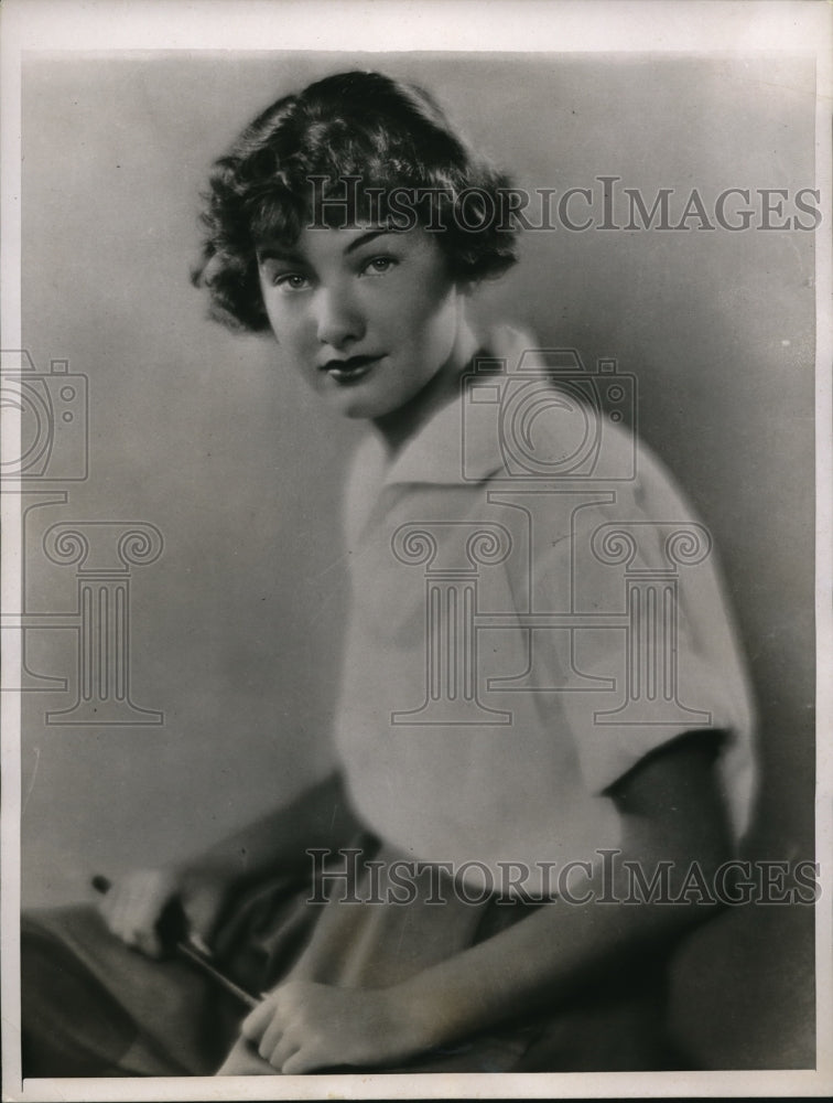 1937 Press Photo Carol Lathrop who complained to the American Ambassador at