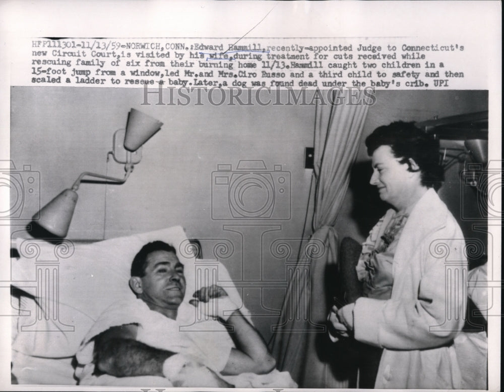 1959 Press Photo Edward Rammill, recently appointed judge