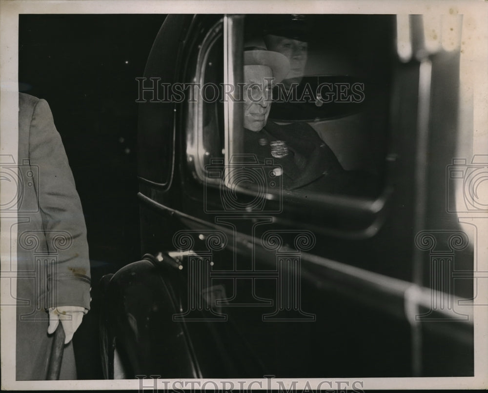 1937 Press Photo Alfred Sloan Jr General Motors