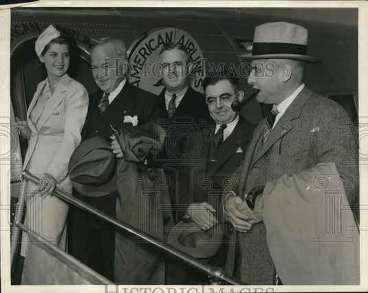 1938 Press Photo Legionnaires From Afar - ned38147