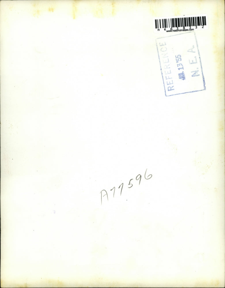 1955 Press Photo Miss Evelyn Herrala called by Sen. Charles Potter in his office