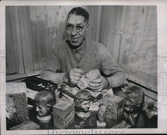 1946 Press Photo Paul Beauchene, World War I, veteran
