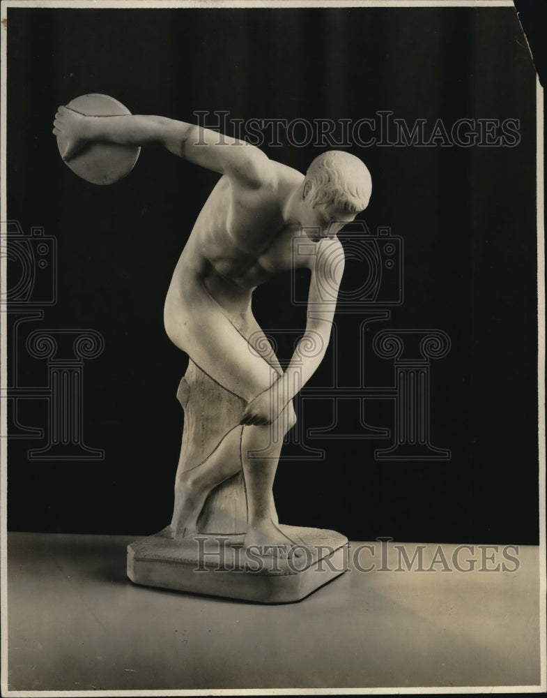 1932 Press Photo Discobulus