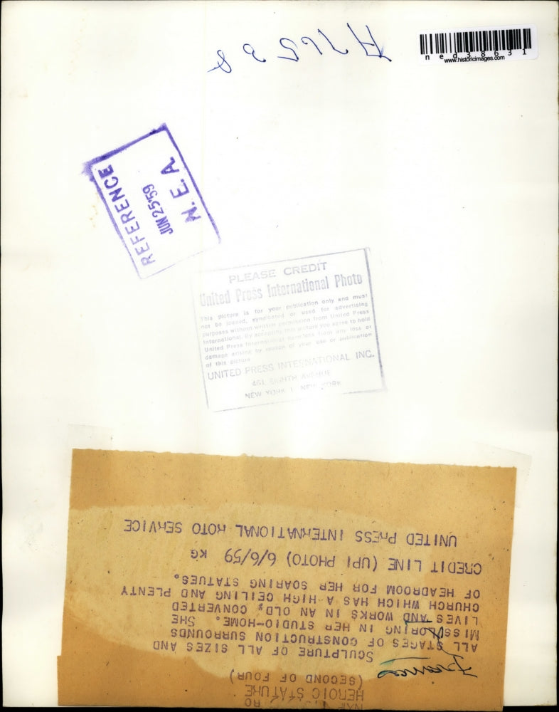 1959 Press Photo Stages Of Construction Studio Home Church Plenty Of Headroom