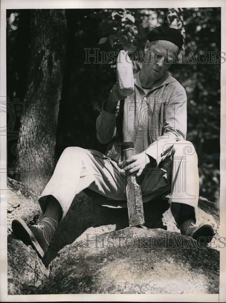 1938 Press Photo Pegler New Caanan Connecticut Westbrook San Francisco
