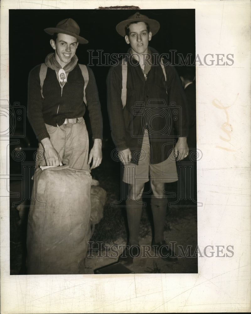 1941 Press Photo Dave Dolan and Charles De More of Cleveland Heights- Historic Images