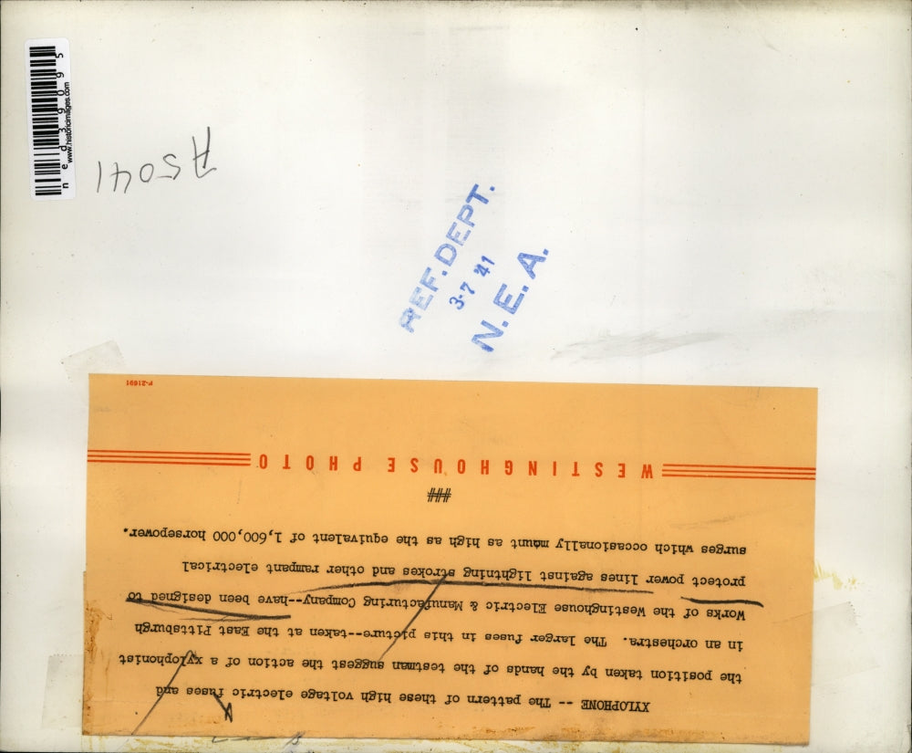 1941 Press Photo High voltage electric fuses at the East Pittsburgh Works