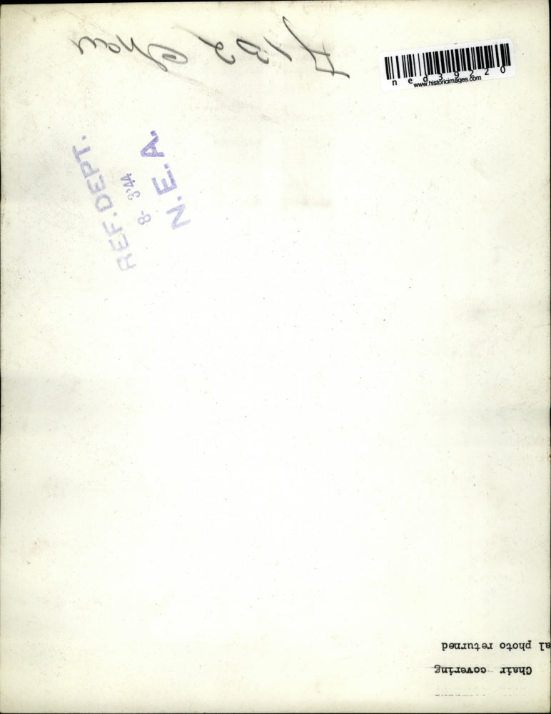 1944 Press Photo Chair Covering - ned39220