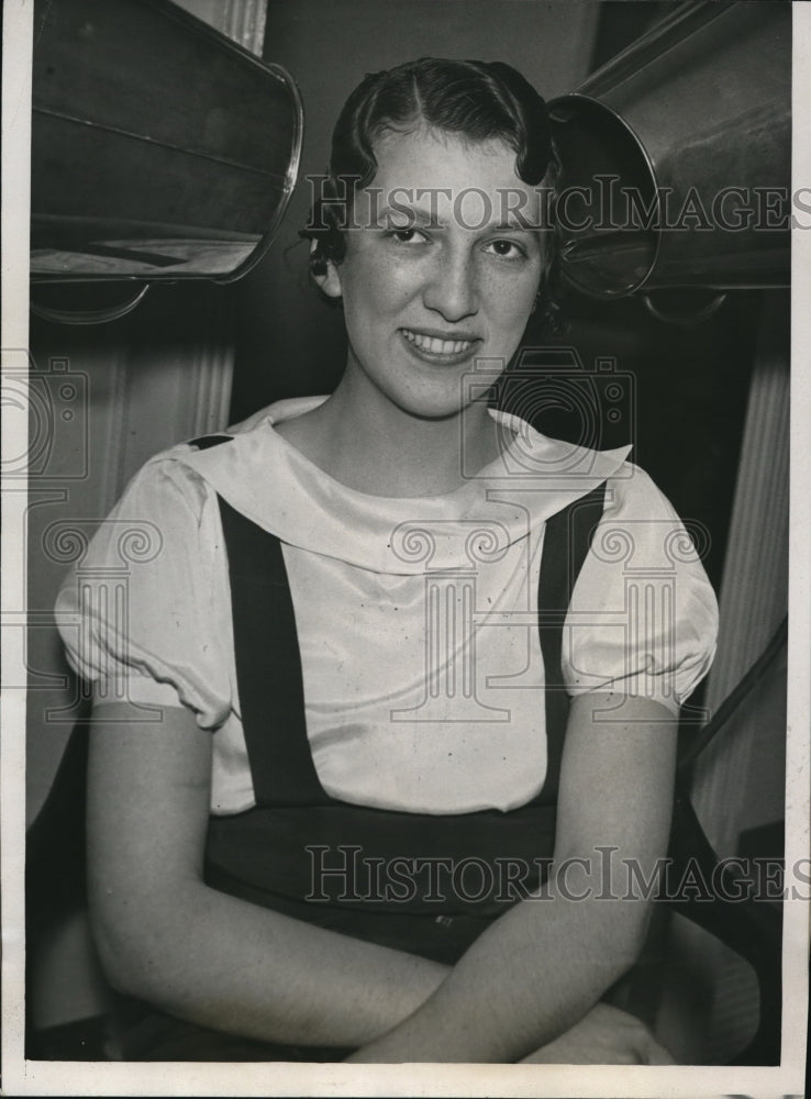 1932 Press Photo Shirley Stewart Won the Junior Individual stock Judging Contest