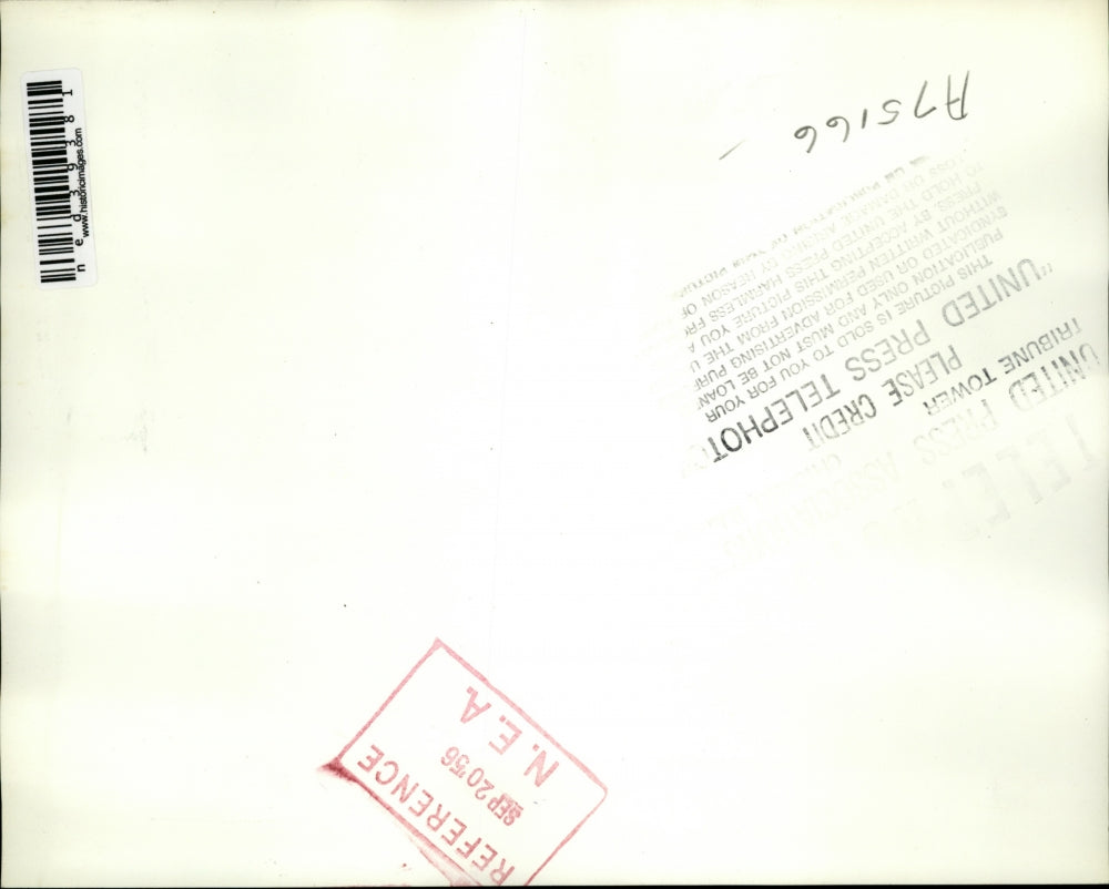 1956 Press Photo Tri-part atomic power plant