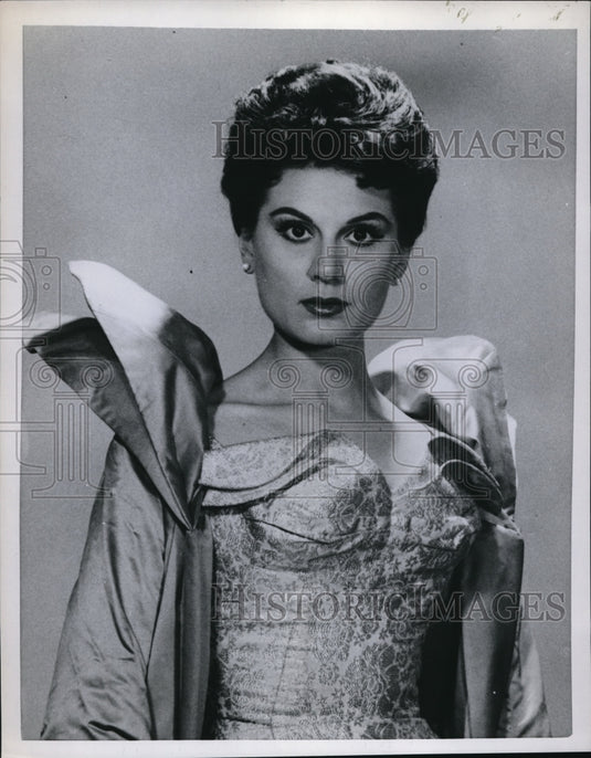 1958 Press Photo Doretta Morrow Singer