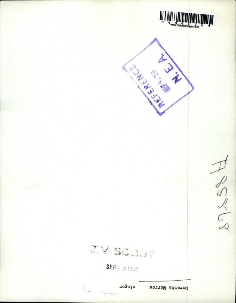 1958 Press Photo Doretta Morrow Singer