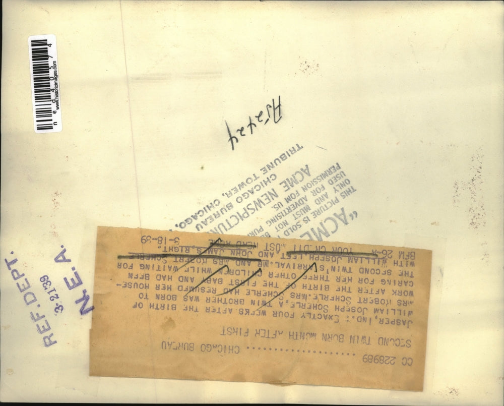 1939 Press Photo Mr. and Mrs. Robert Scherle with William Joseph and John James