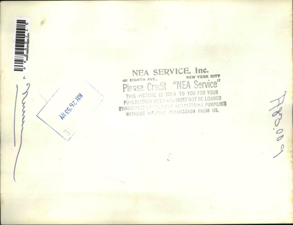 1953 Press Photo Nursery room