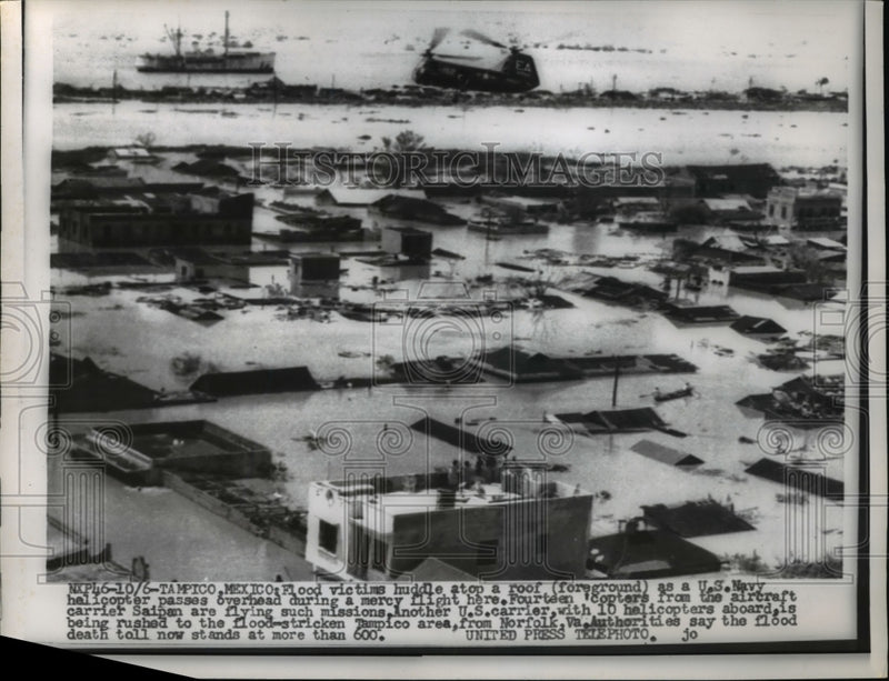 Load image into Gallery viewer, 1955 Press Photo Flood Death Toll Stands at More Than 600
