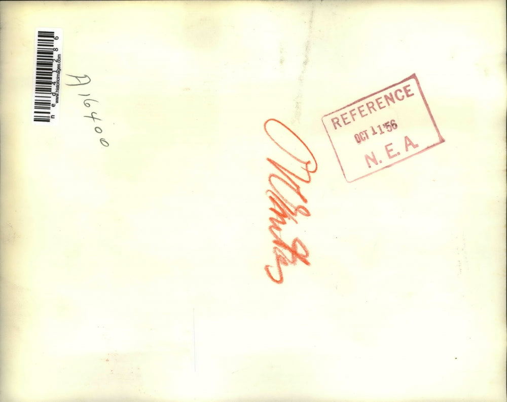 1956 Press Photo Dedicating a memorial to British and Commonwealth troops