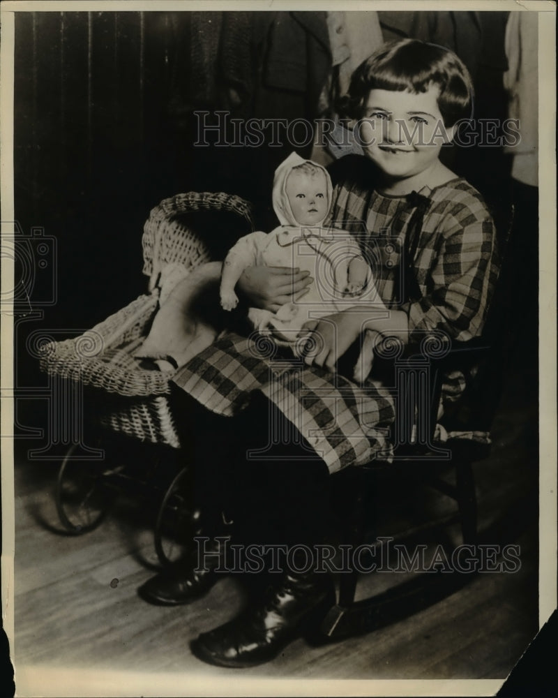 1927 Press Photo Olga Bodak at the Jones Home