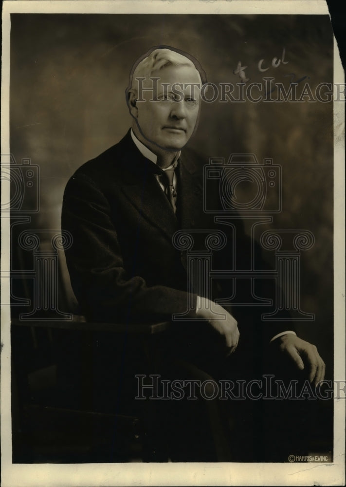 1919 Press Photo Joshua W. Alexander