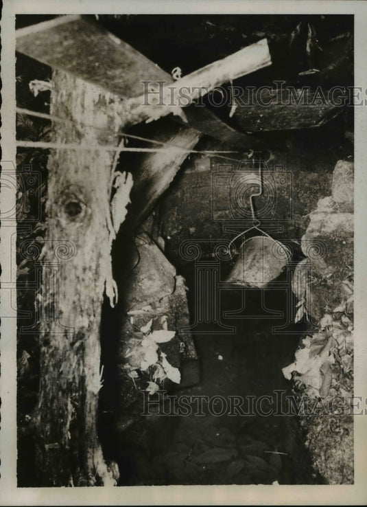 1939 Press Photo Horseshoe Neck North Carolina Water Supply By Cable Spring