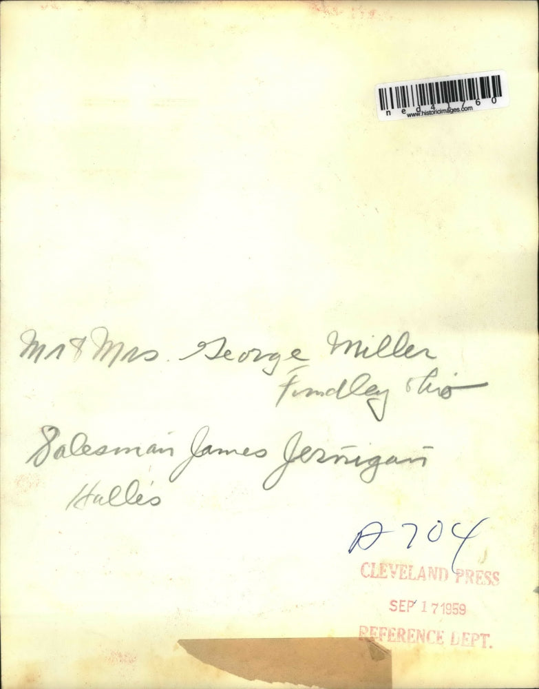 1969 Press Photo Geroge Miller Family Ohio Salesmen James Jarnigan Halles