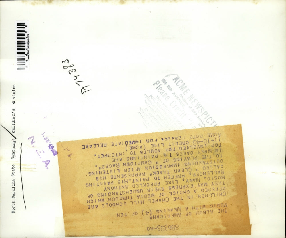 1948 Press Photo Anthony Ballenger's "Clear Track" Painting