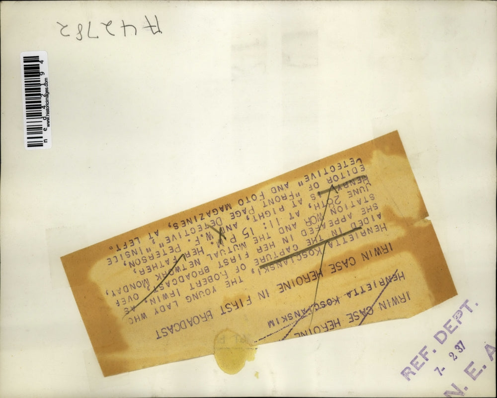 1937 Press Photo Henrietta Koscianski the young lady who aided in capture of