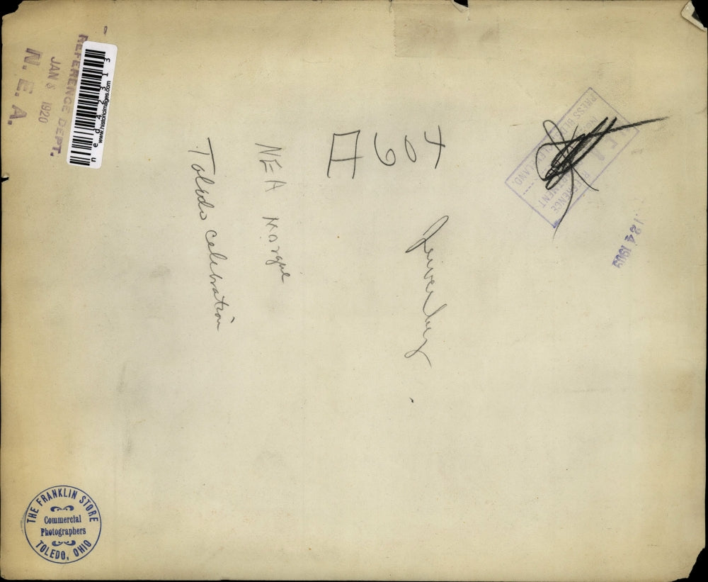 1920 Press Photo Toledo Celebration Jewelry