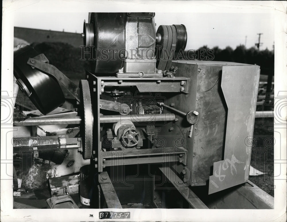 1958 Press Photo Machine's Controls