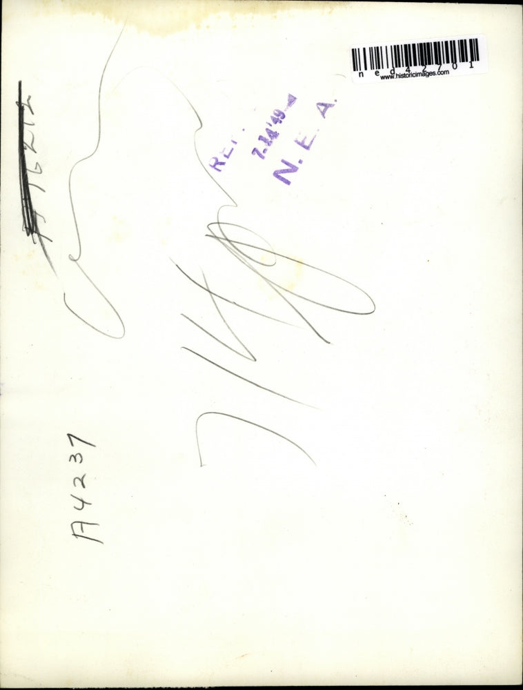 1949 Press Photo Washington Federal Judge Albert L Reeves dropped in at White