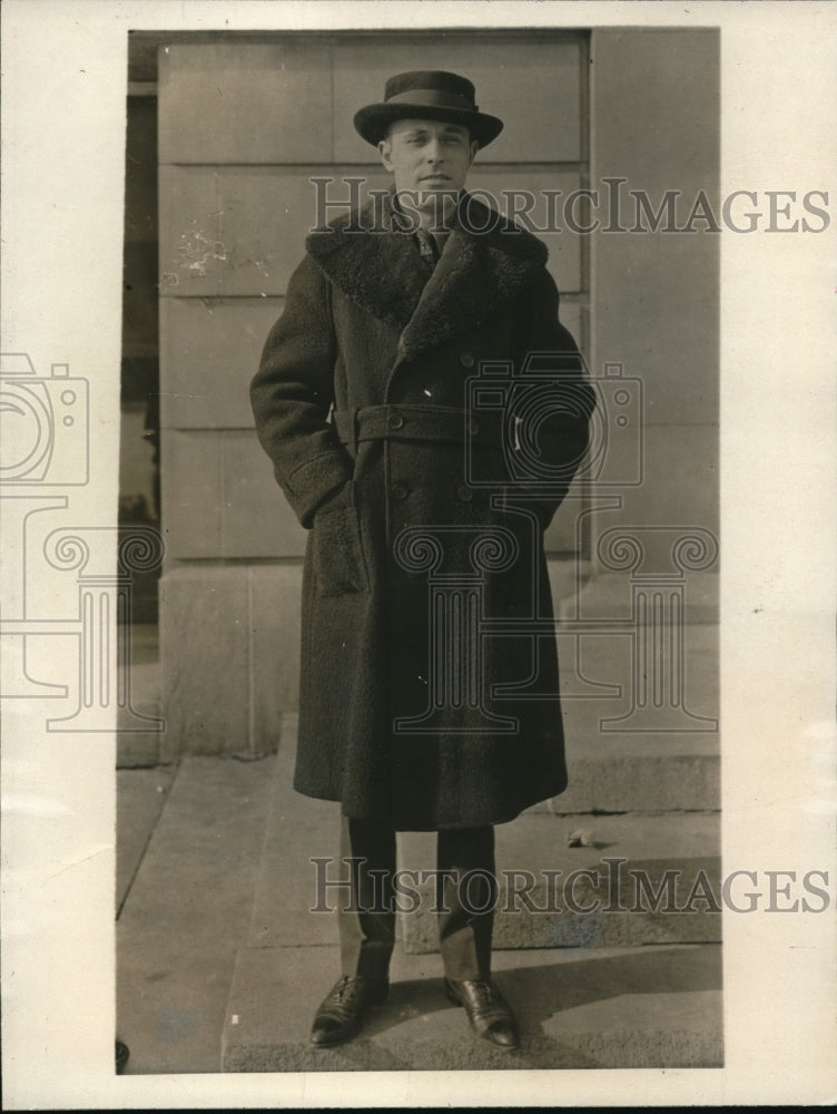 1923 Press Photo Sherman J. McNally A Senior At The University Of Iowa