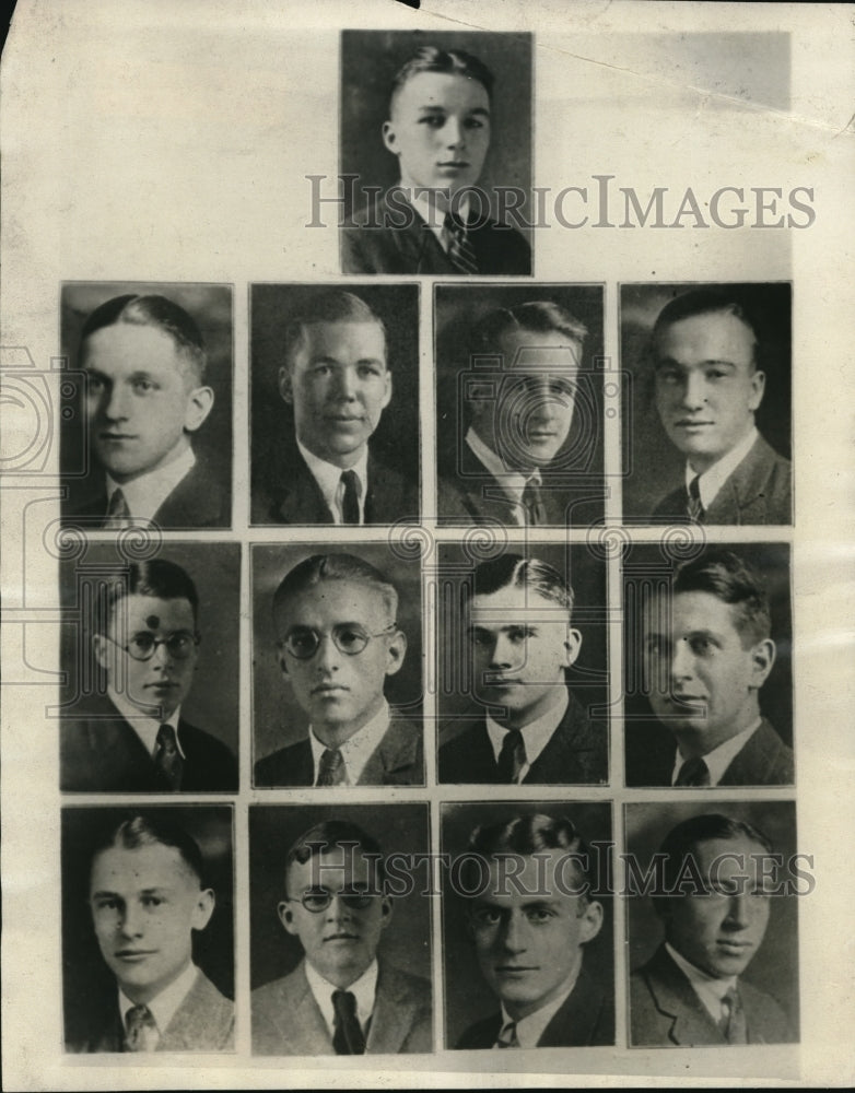 1923 Press Photo Student Who Refused Degrees When College Head Resigned