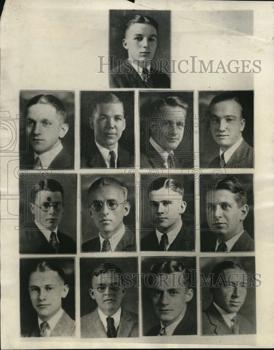 1923 Press Photo Student Who Refused Degrees When College Head Resigned
