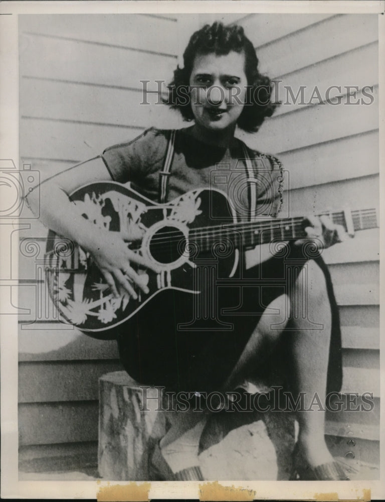 1940 Press Photo Mabel Tessier, one of the victims a Canadian Mail plane
