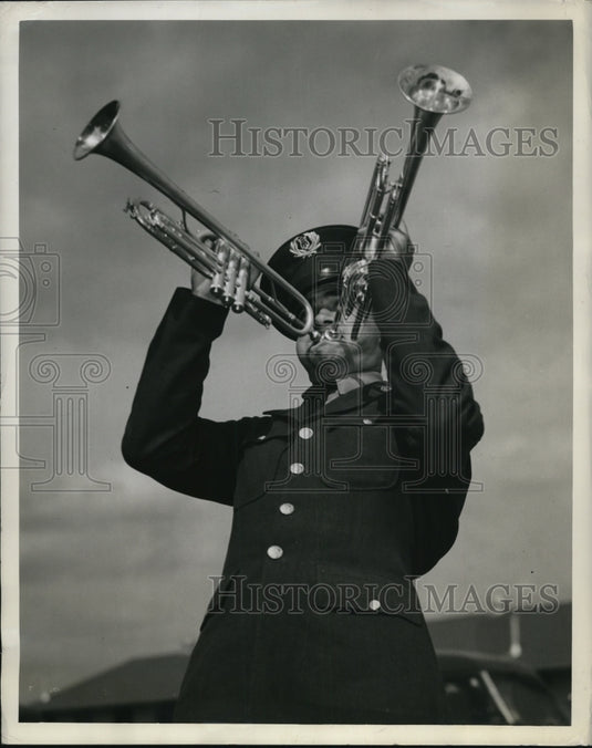 1942 Press Photo Ellington Field Texas worlds largest multi motor flying school