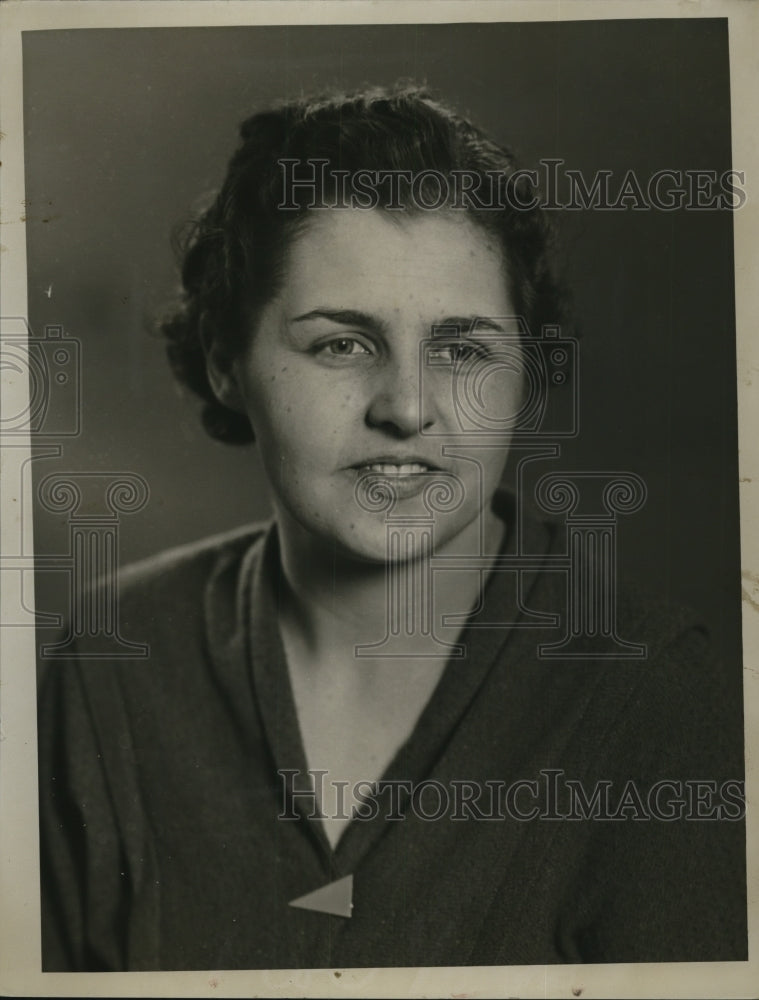 1934 Press Photo Ida Belle Jacobs